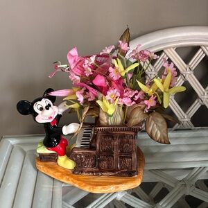 Vintage 60’s Disney Mickey Mouse Piano Decor